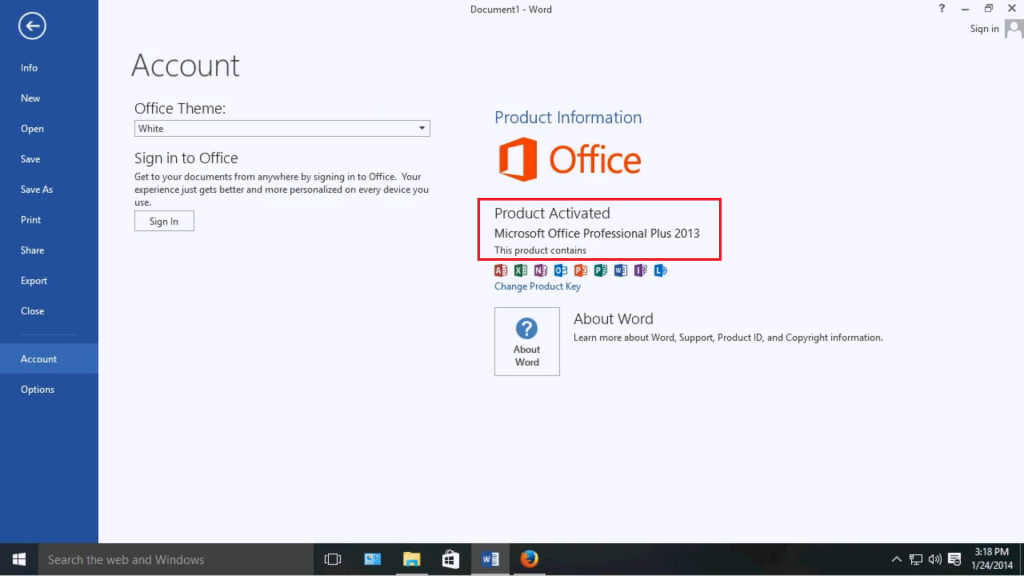 Microsoft Office updated
